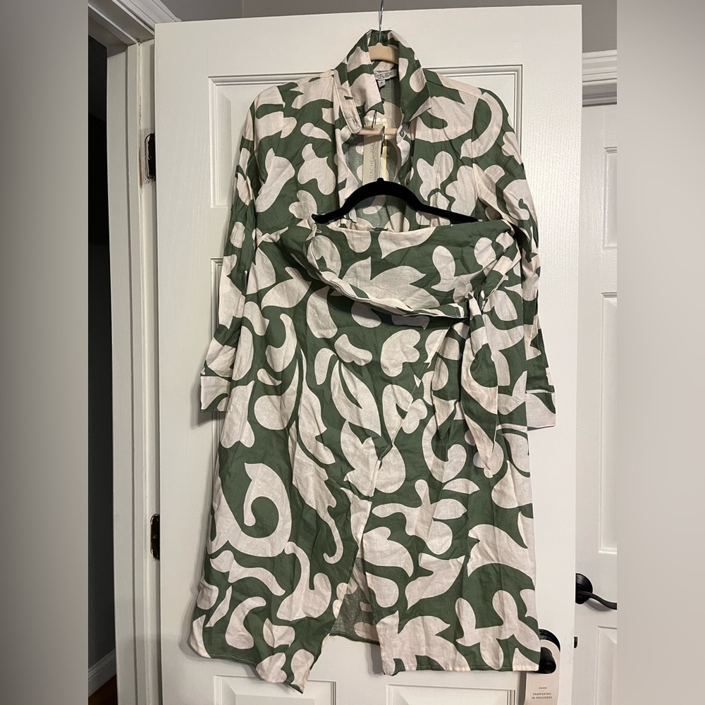 NWT RACHEL ZOE 2 piece wrap skirt set